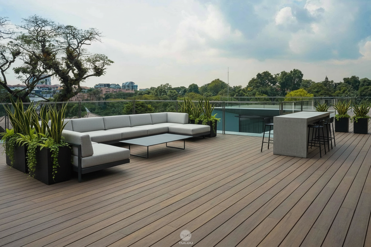 After — AI staged balcony