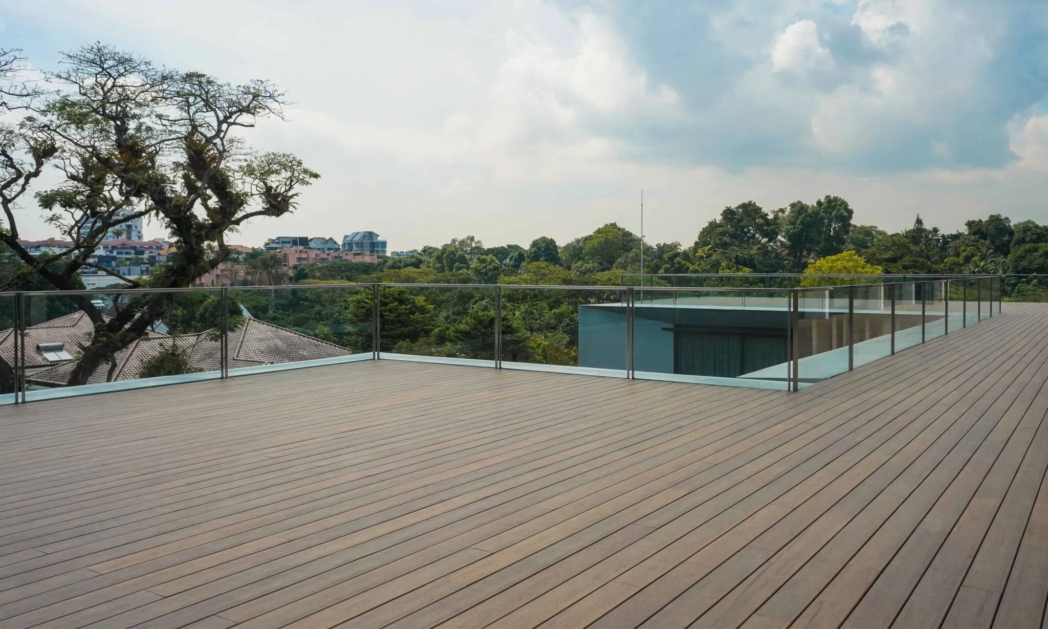 Before — empty balcony